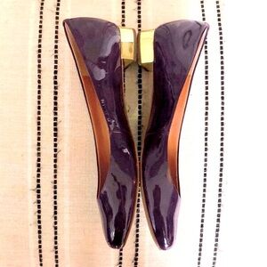 Purple and Gold J. Crew Flats